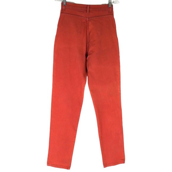 Vintage French Dressing Jeans High Waisted Bare Back Yoke Tapered Legs - Picture 4 of 11